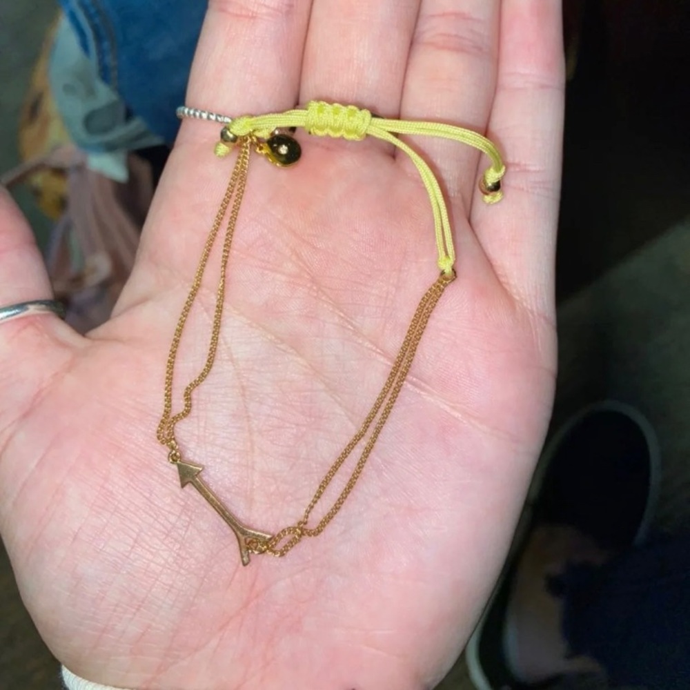 Steal and dot bracelet